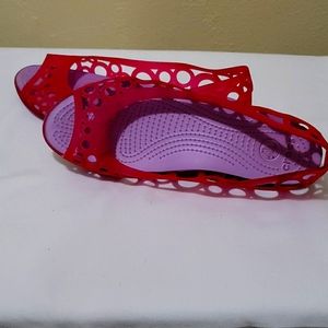 Croc sandals